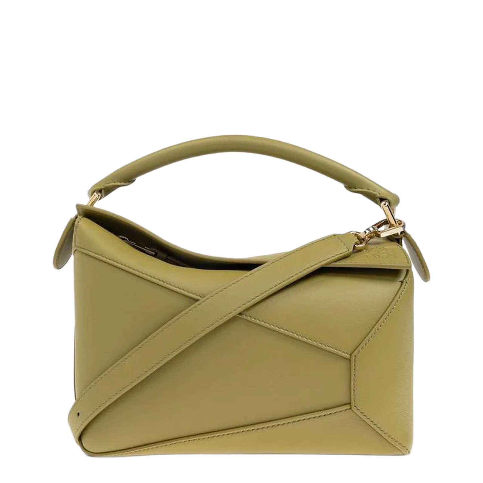 Puzzle Edge Small Bag Light Moss