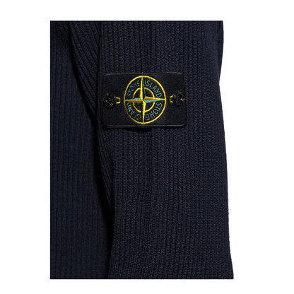 MAYFEYR - Stone Island - Wool Turtleneck Sweater In Full Ribs - L2S155100052S00C2