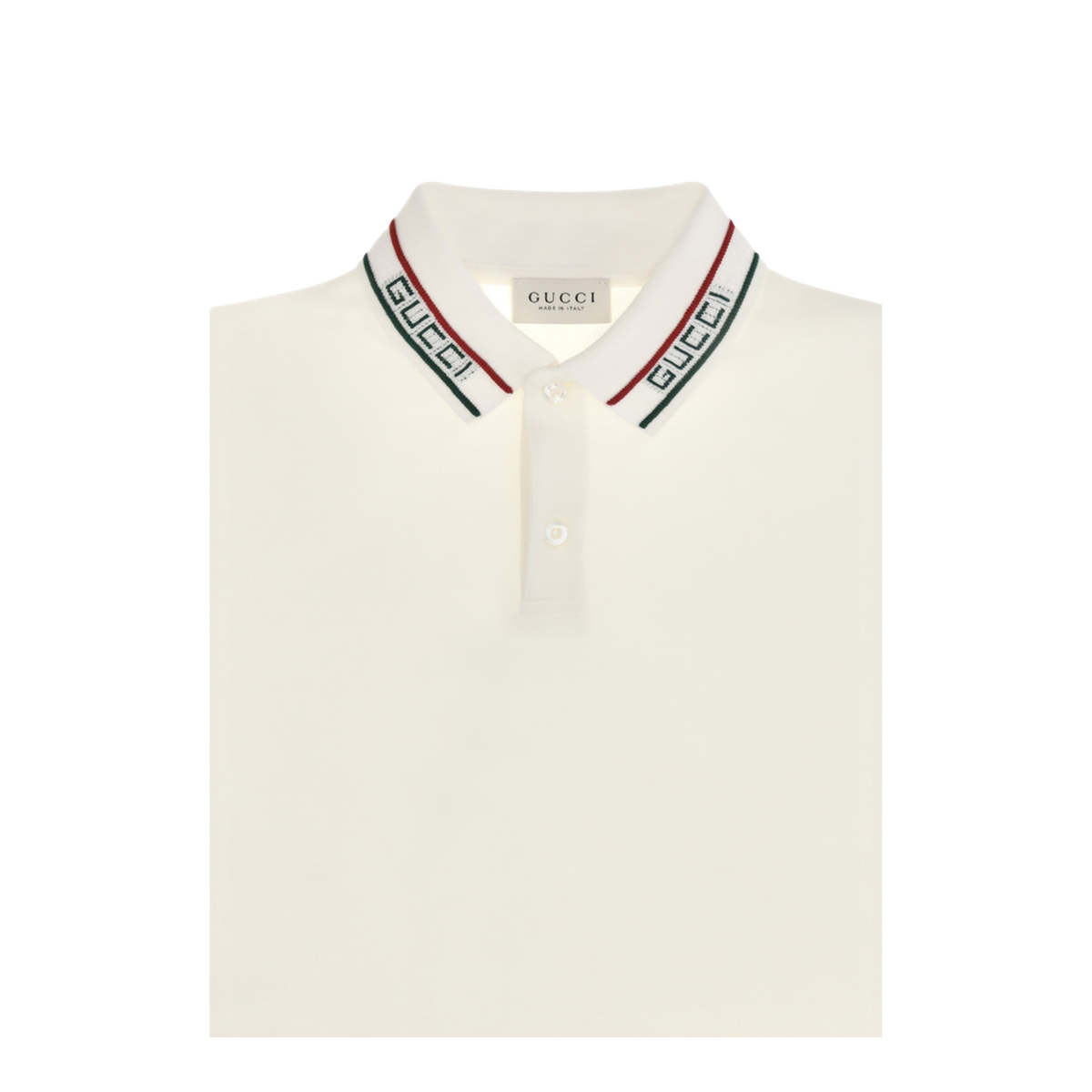 MAYFEYR - Gucci - T Shirt With Logo Collar For Boy - 860897XJHW29024