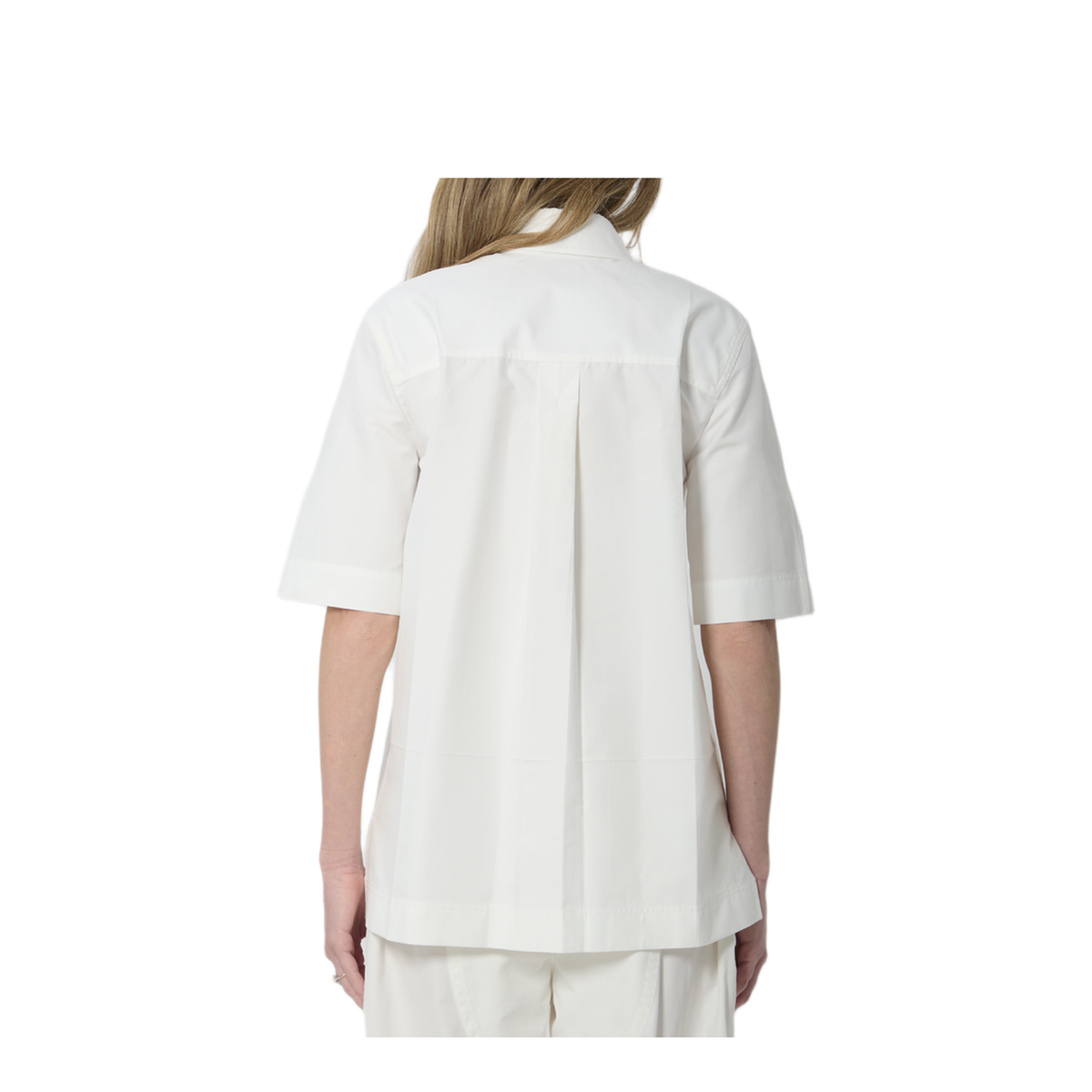 Compact Cotton Canvas Shirt