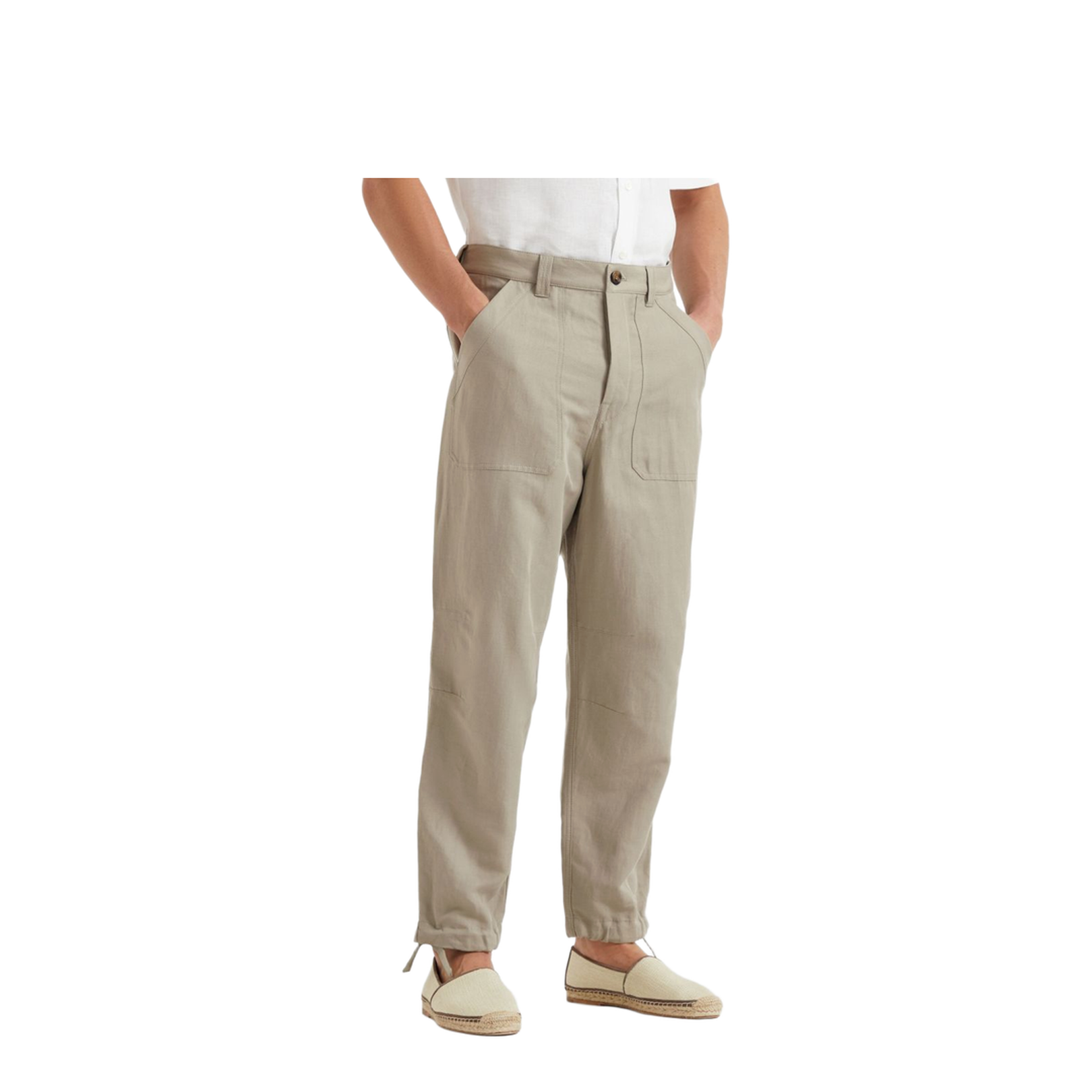 Drill Trousers in Khaki