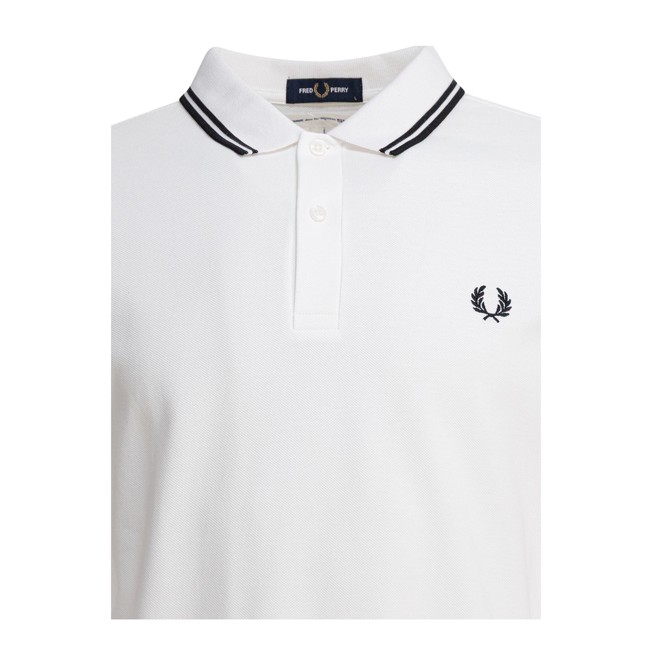 MAYFEYR - Comme Des Garcons - Strong Will Polo Shirt - FO-T502-S253WHITE