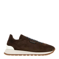 Suede Runners With Shiny Tab