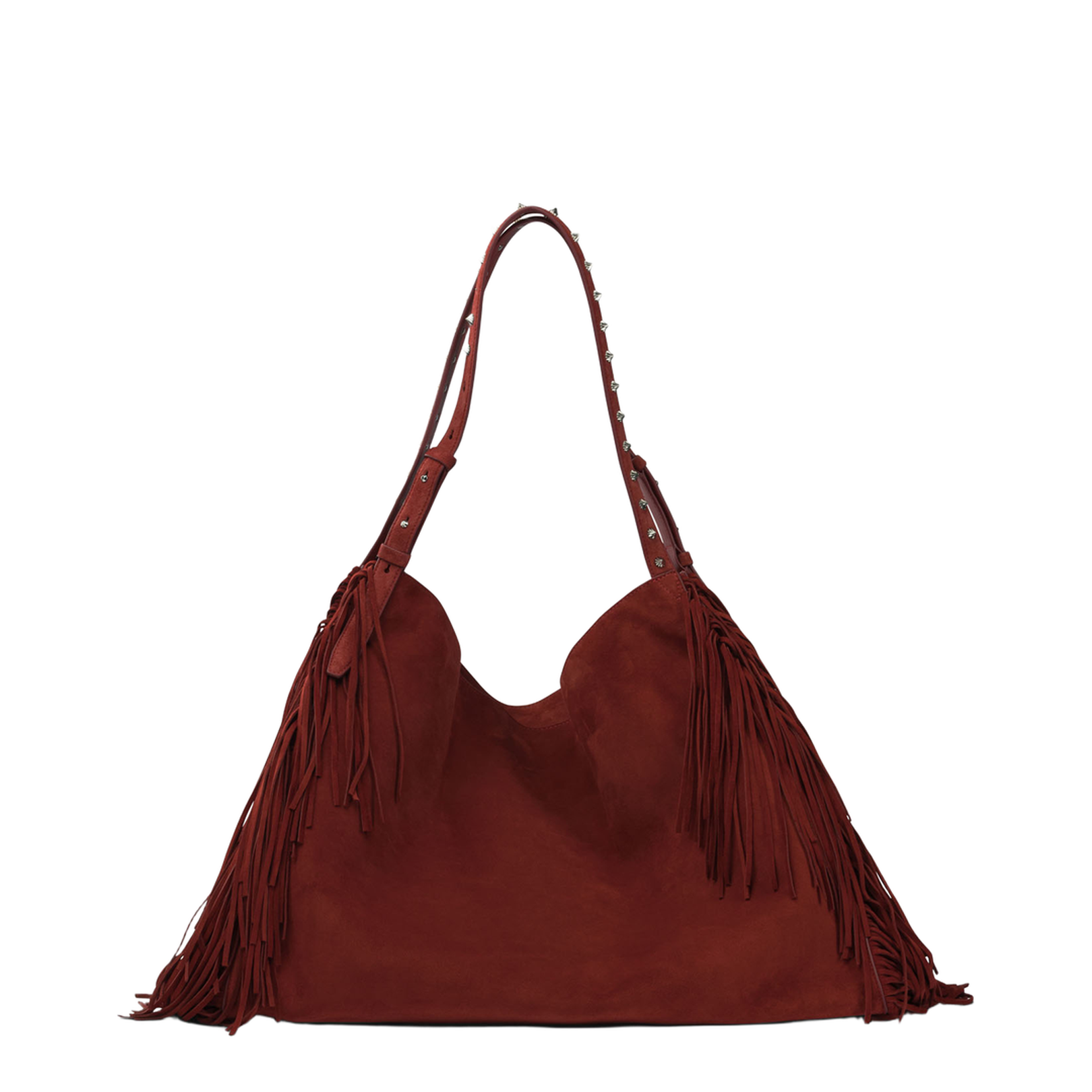 Baggy Tote Bag Reversed Calf Leather Fever
