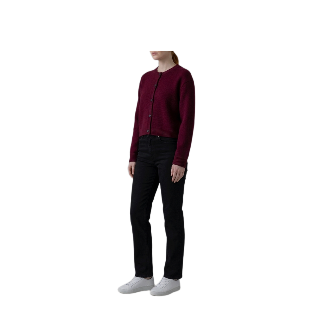 MAYFEYR - Lisa Yang - Deep Plum Emmylou Cardigan Jacket - 2026483DU