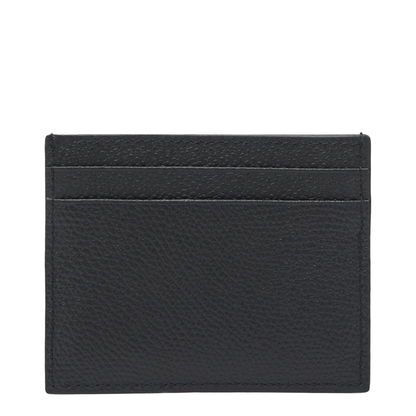 VLogo Signature Black Credit Card Holder