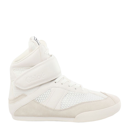 MAYFEYR - Chloè - Mesh And Suede Kick High-Top Sneakers - CHC25S07HPL