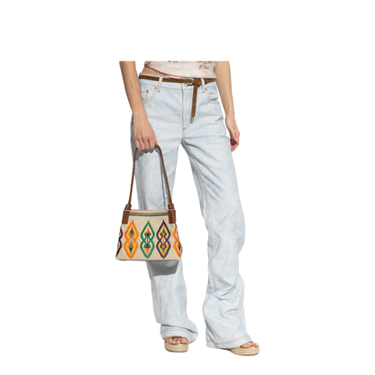 Libra Small Canvas Tote Bag - Cream