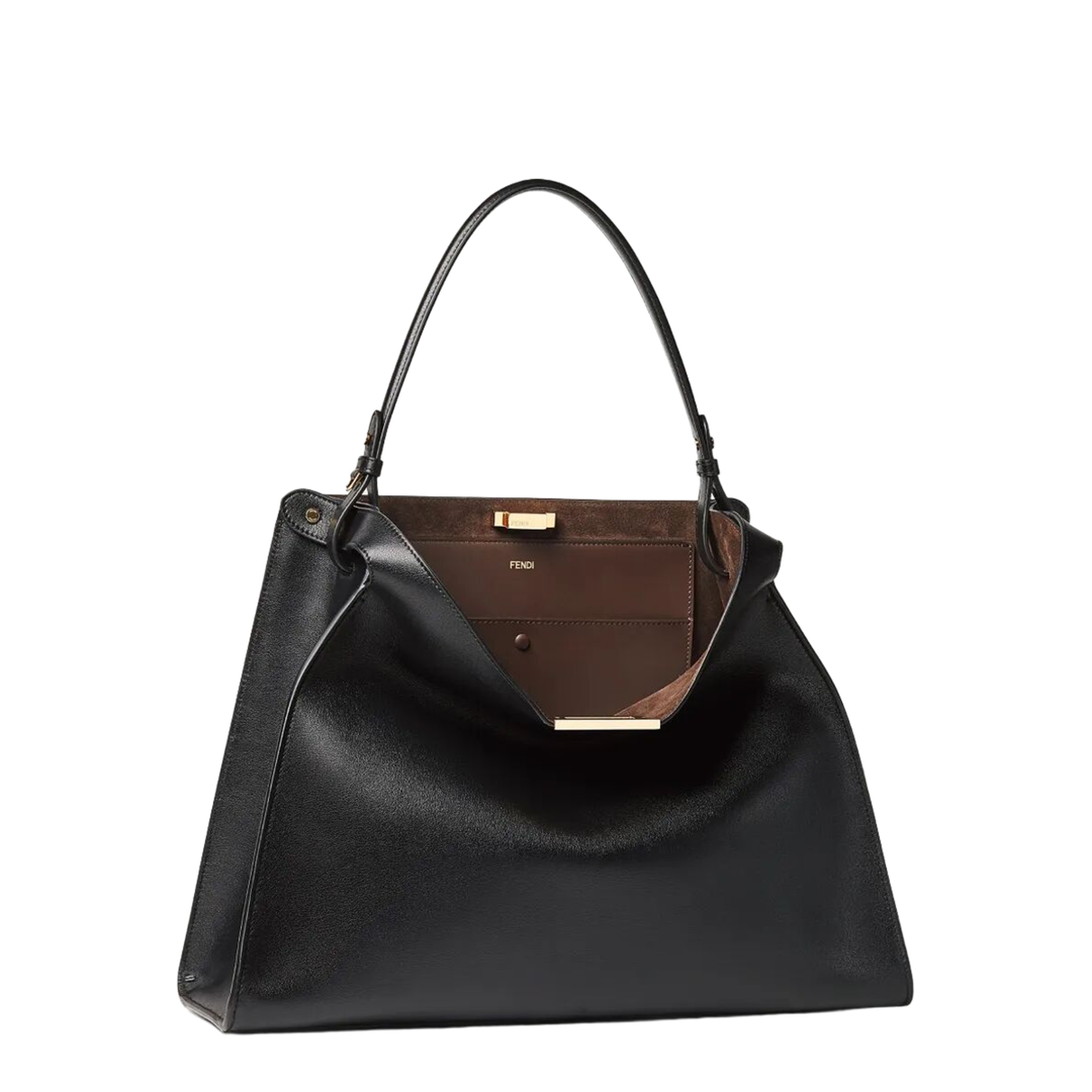 MAYFEYR - Fendi - Large Leather And Suede Bag - 8BN369AWPF