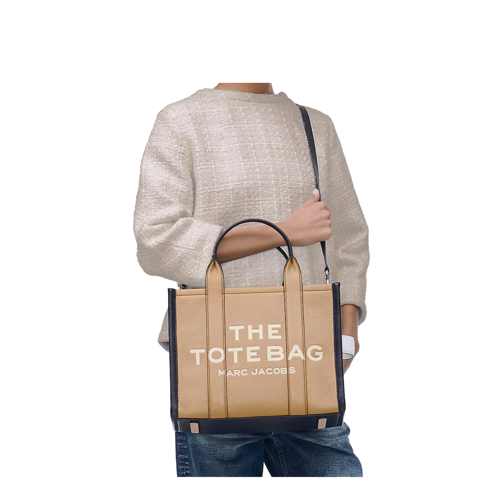 Colorblock Medium Tote Bag