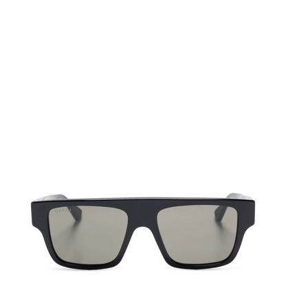 Rectangular Frame Sunglasses in Black