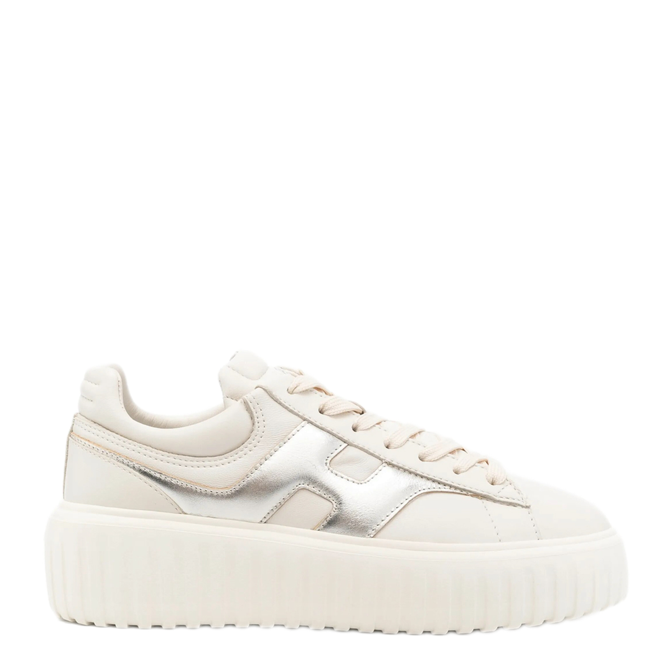 MAYFEYR - Hogan - Striped Nappa Leather Sneakers - HXW6450FE91NCS