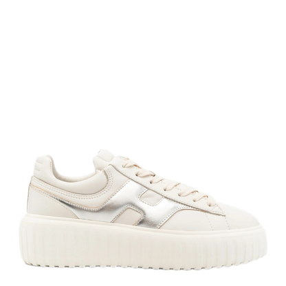 MAYFEYR - Hogan - Striped Nappa Leather Sneakers - HXW6450FE91NCS