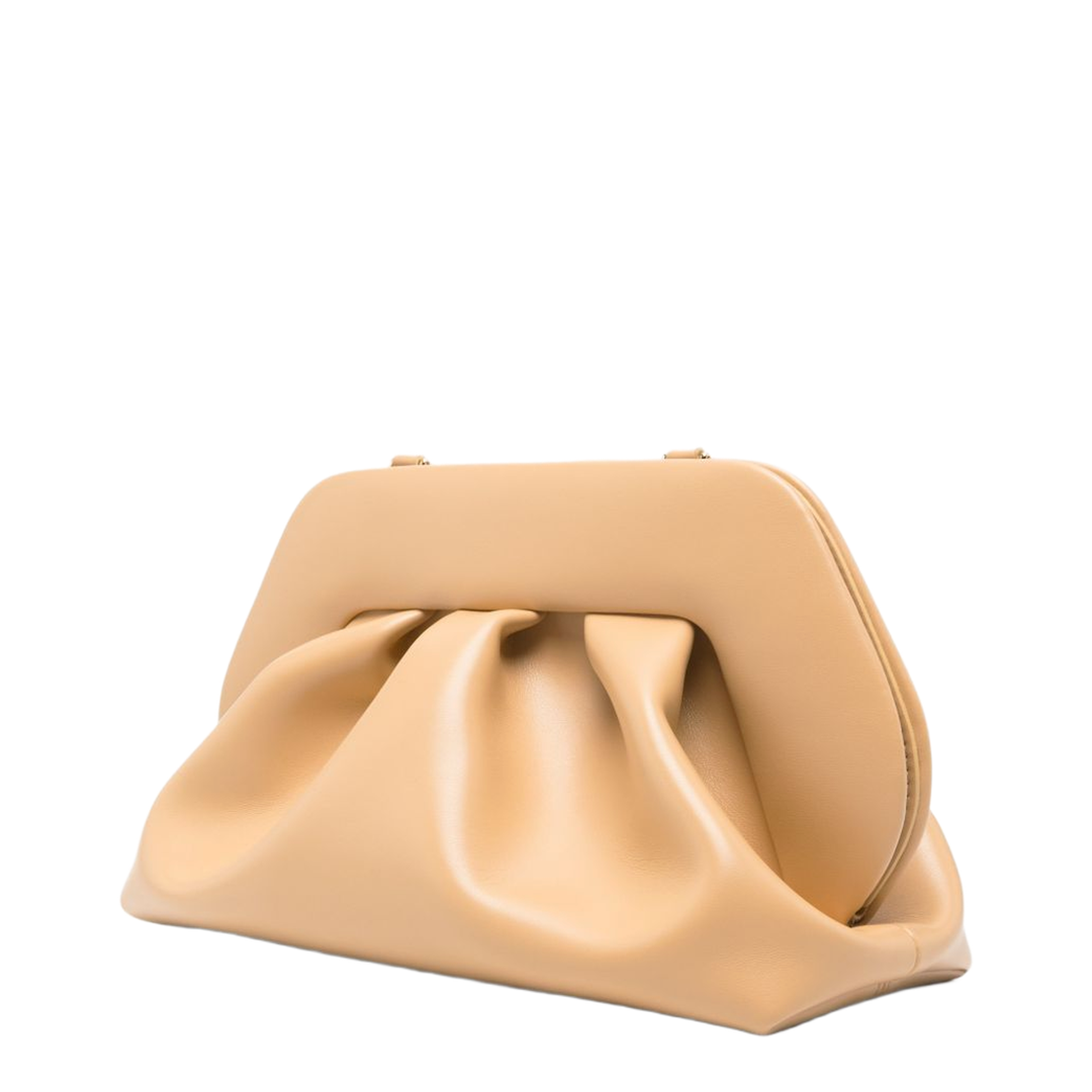 Bios Medium Vegan Fabric Clutch - Sand