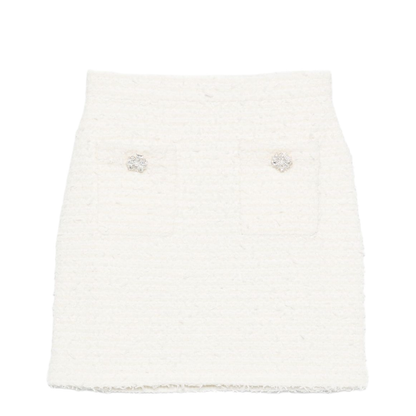 Corded Lace Midi-Skirt