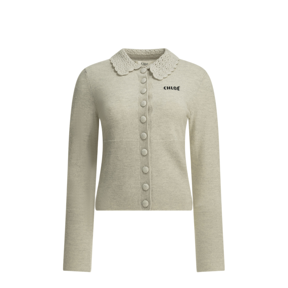 MAYFEYR - Chloè - Polo Sweater With Logo - CH26AMC1671100N