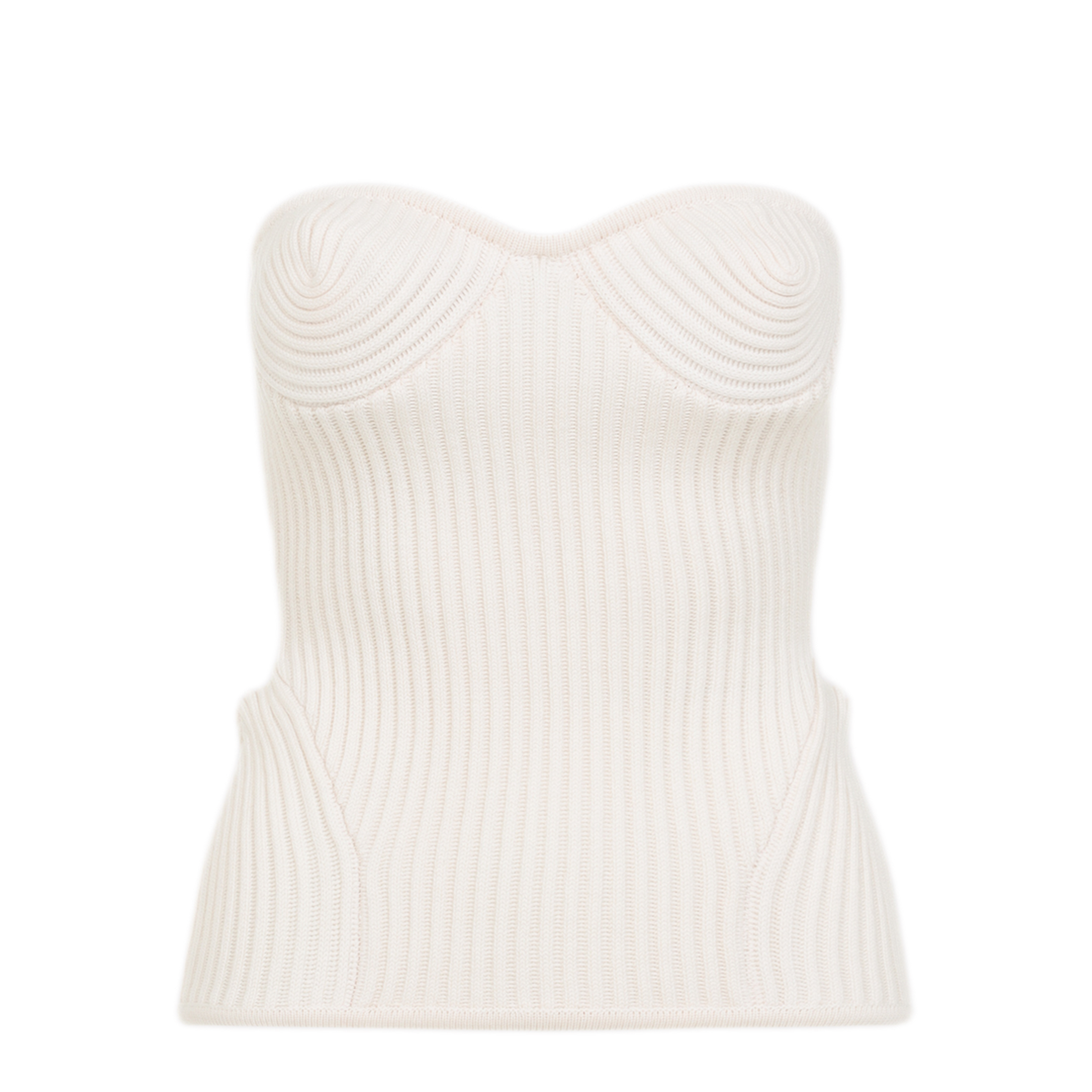 MAYFEYR - Jean Paul Gaultier - Merino Wool Ribbed Stretch Corset - 2503WPO010K0010101