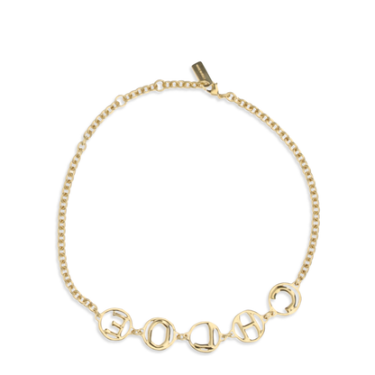 Script Choker Necklace
