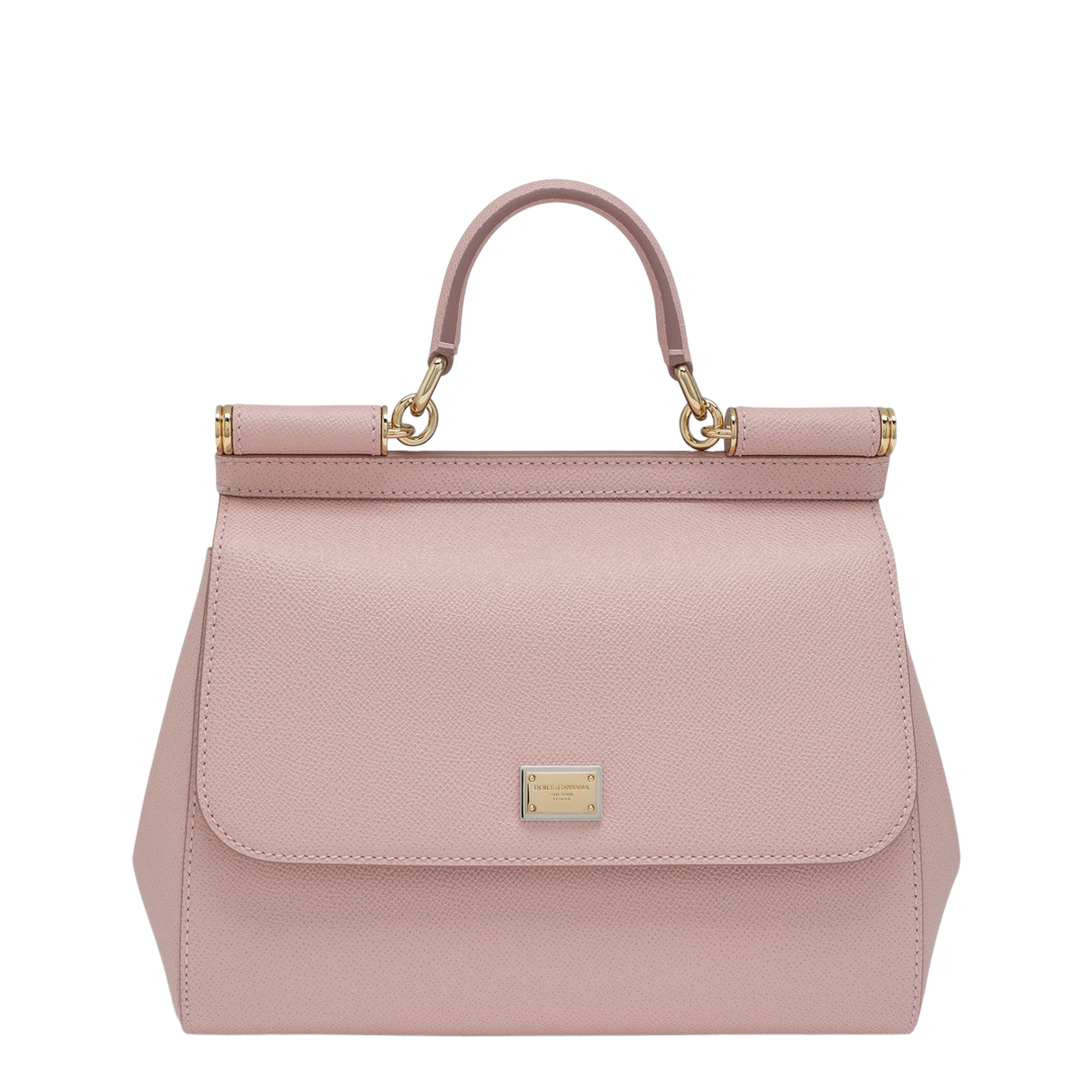 Large Sicily Top-Handle Bag in Pink