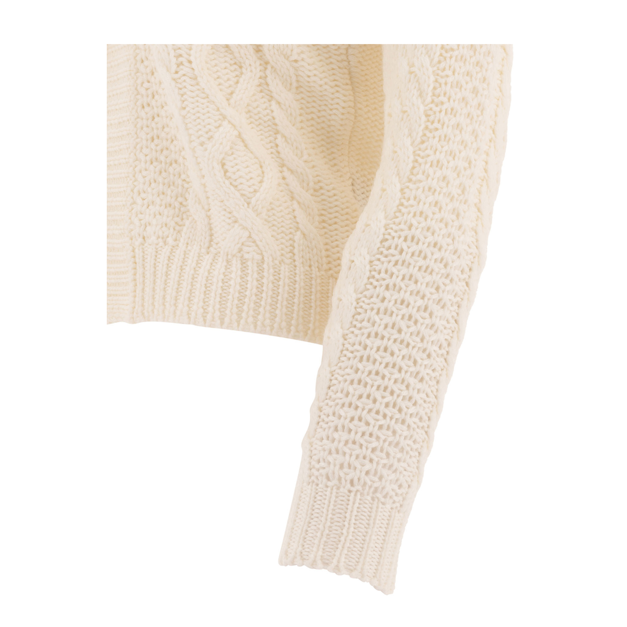 MAYFEYR - Rakkì - Souffle Cardigan - SOUFFLECARDIGANWVBIANCOLANA