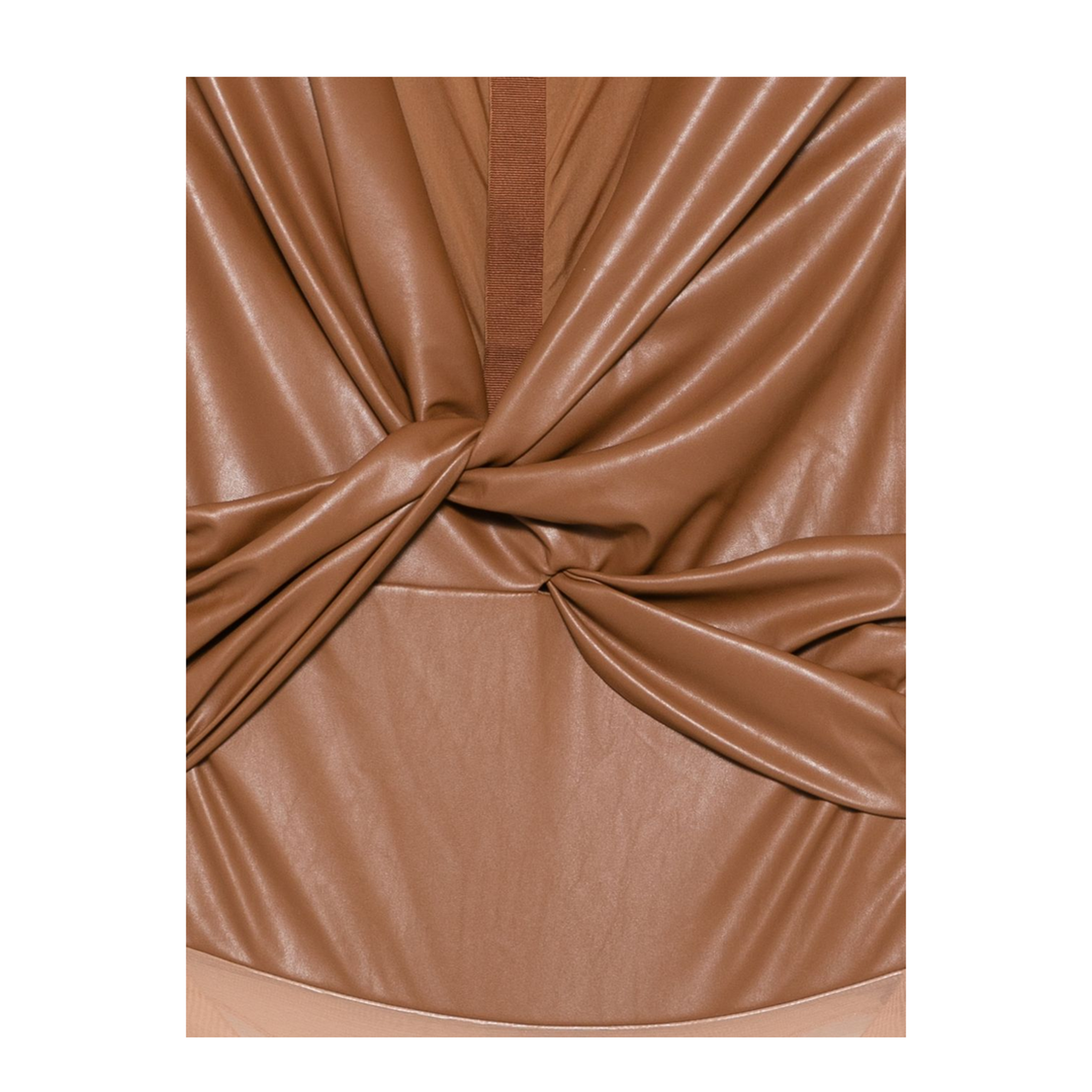 MAYFEYR - Elisabetta Franchi - Top Brown - BO04566E2FK3