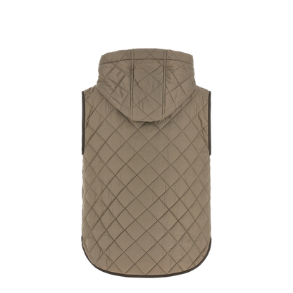 Women's Quilted Vest Gilet Gray
