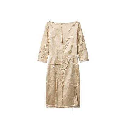 MAYFEYR - Miu Miu - Crêpe Satin Silk Dress - MF5558SOOO15UKF0F24