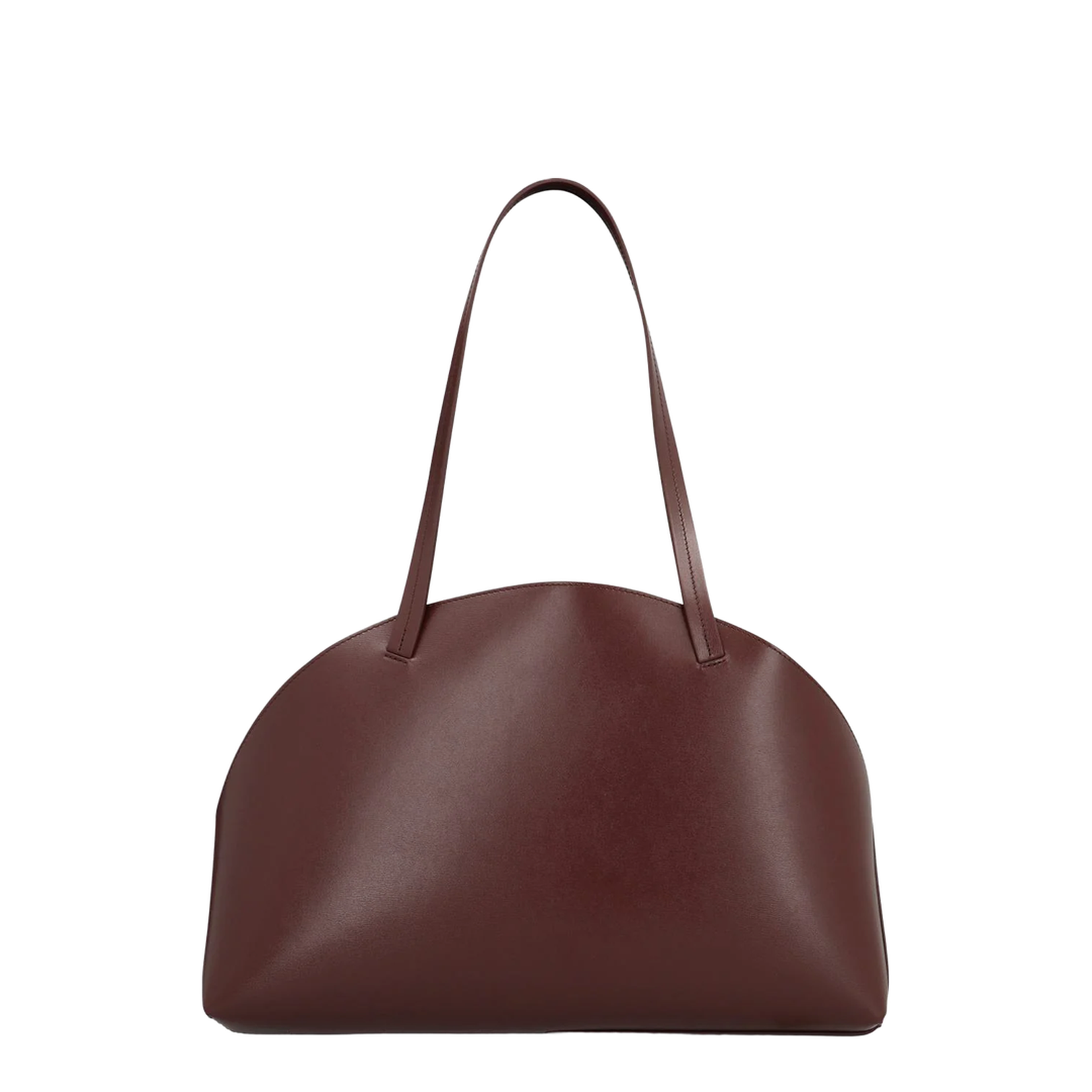 Curve Leather Shoulder Bag