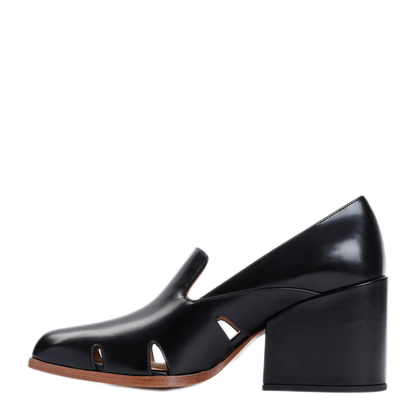 MAYFEYR - GABRIELA HEARST - Black Calf Leather Eliza Pumps - 4248528SZ001BLK