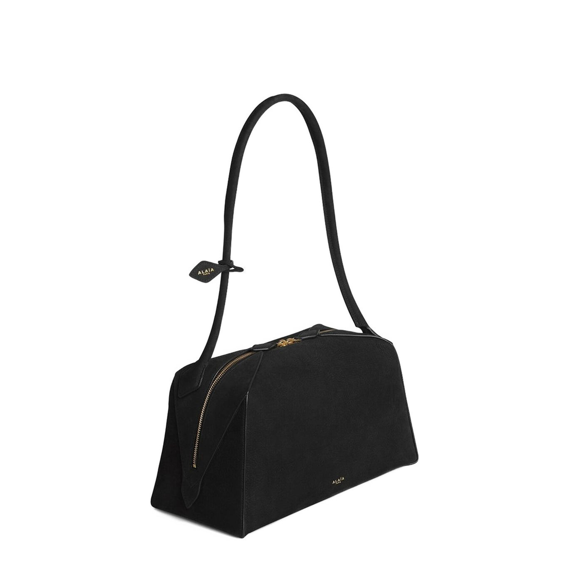 Noir Le Bouledogue Bag in Nubuck