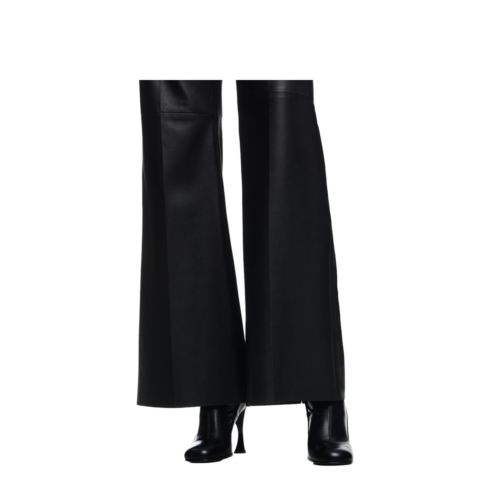 Flared Leg High Waist Trousers