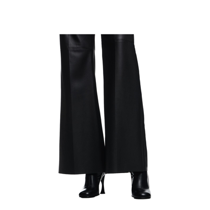 Flared Leg High Waist Trousers