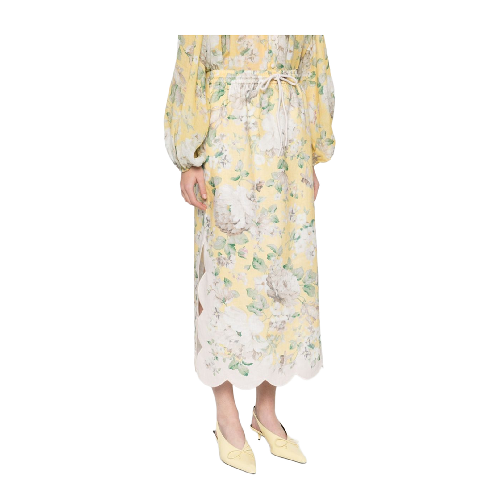 Acacia Printed Linen Skirt