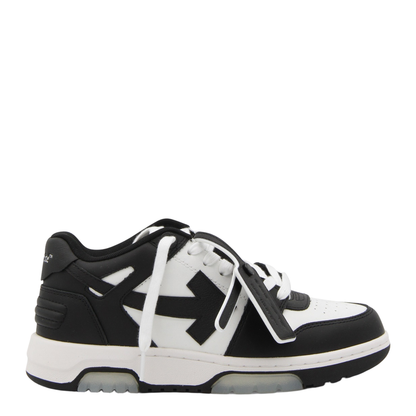 Out Of Office Leather Sneakers - Black