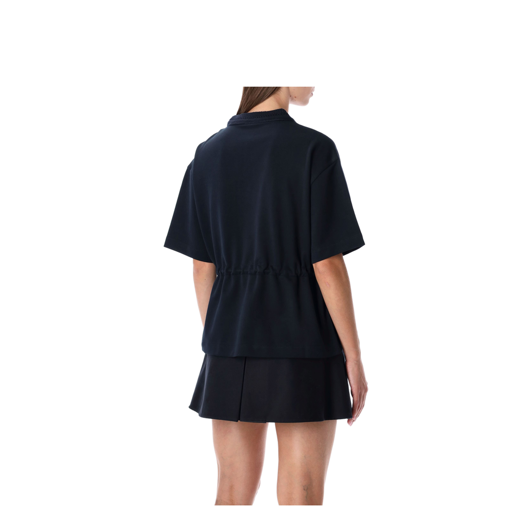 Cotton T-Shirt with Drawstring
