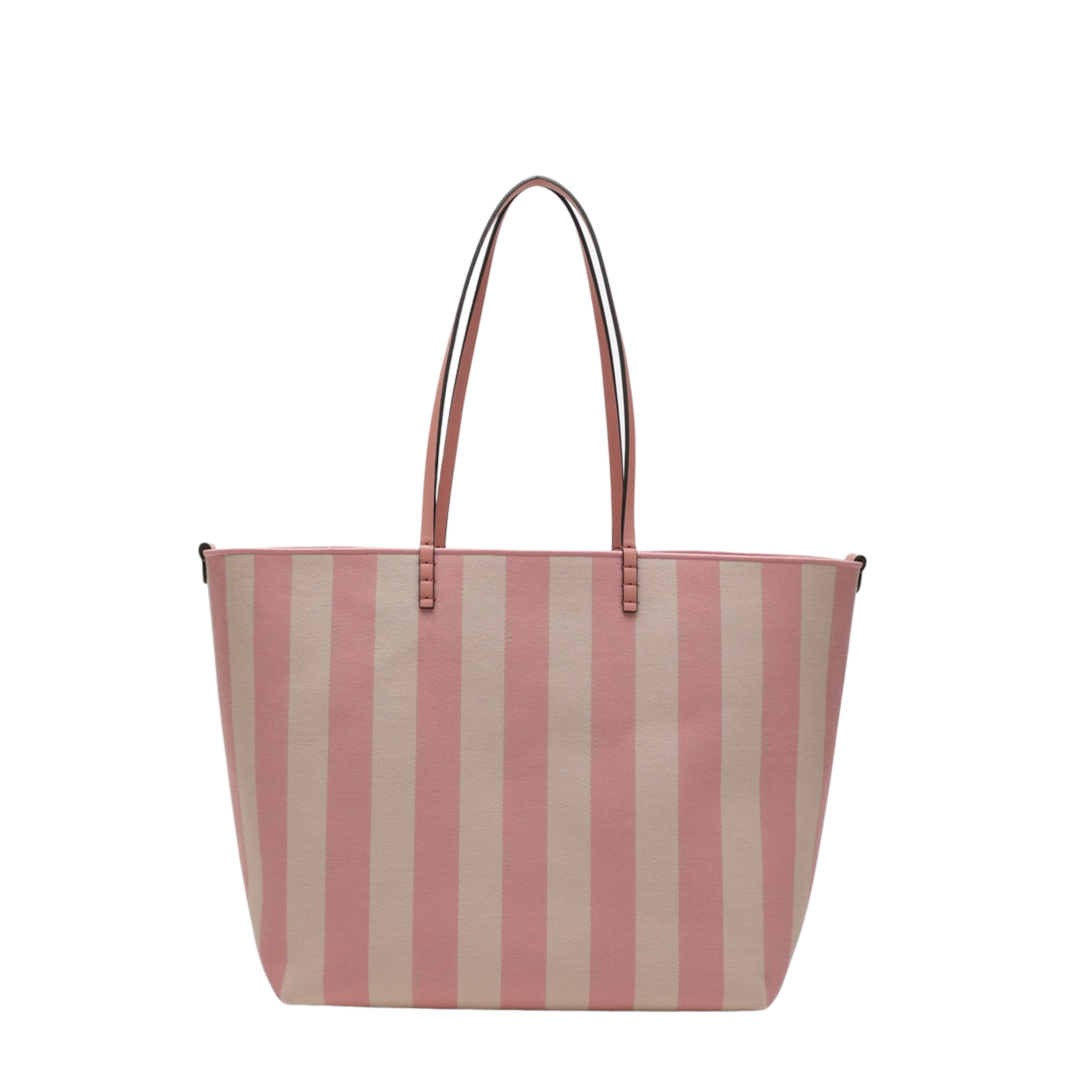 Roll Large Canvas Tote Bags - Pastel pink