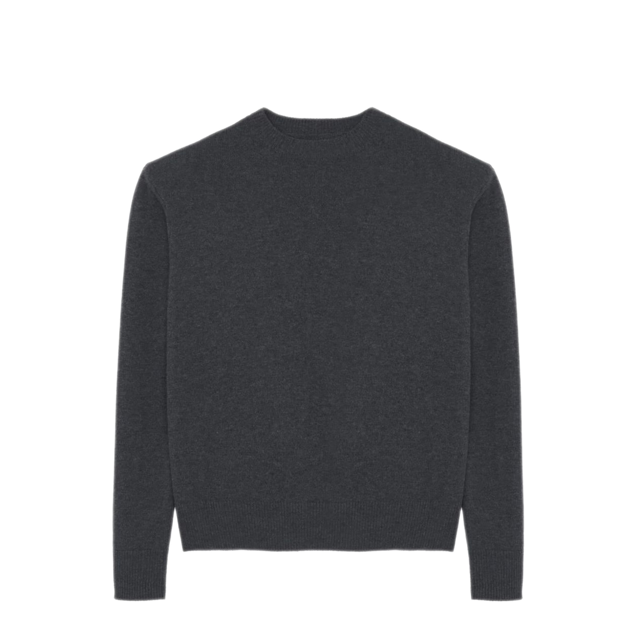 MAYFEYR - THE FRANKIE SHOP - Dark Grey Shoulder Pad Sweater - KNFS007081340DARKGREYMELANGE