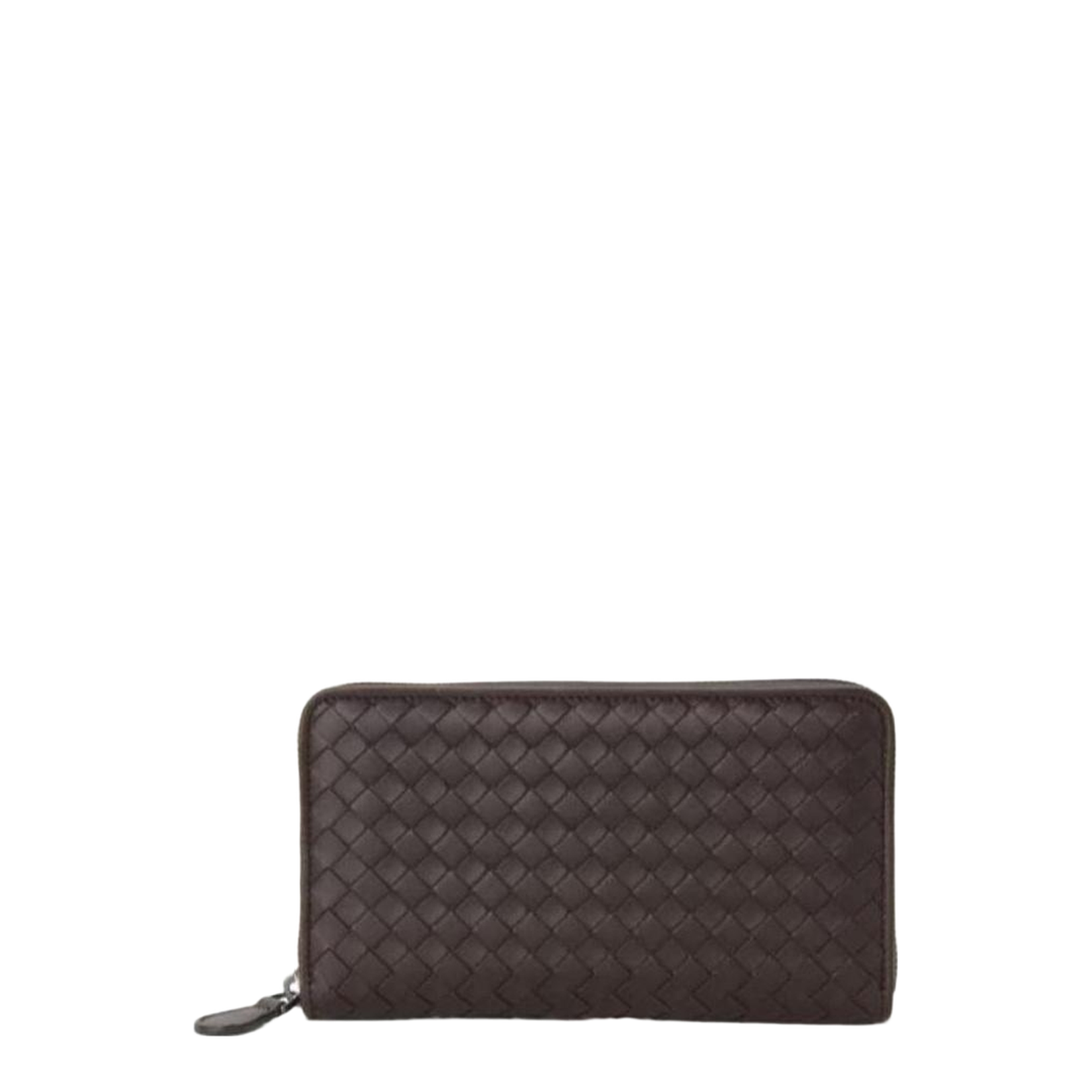 Intrecciato Leather Wallet - Brown