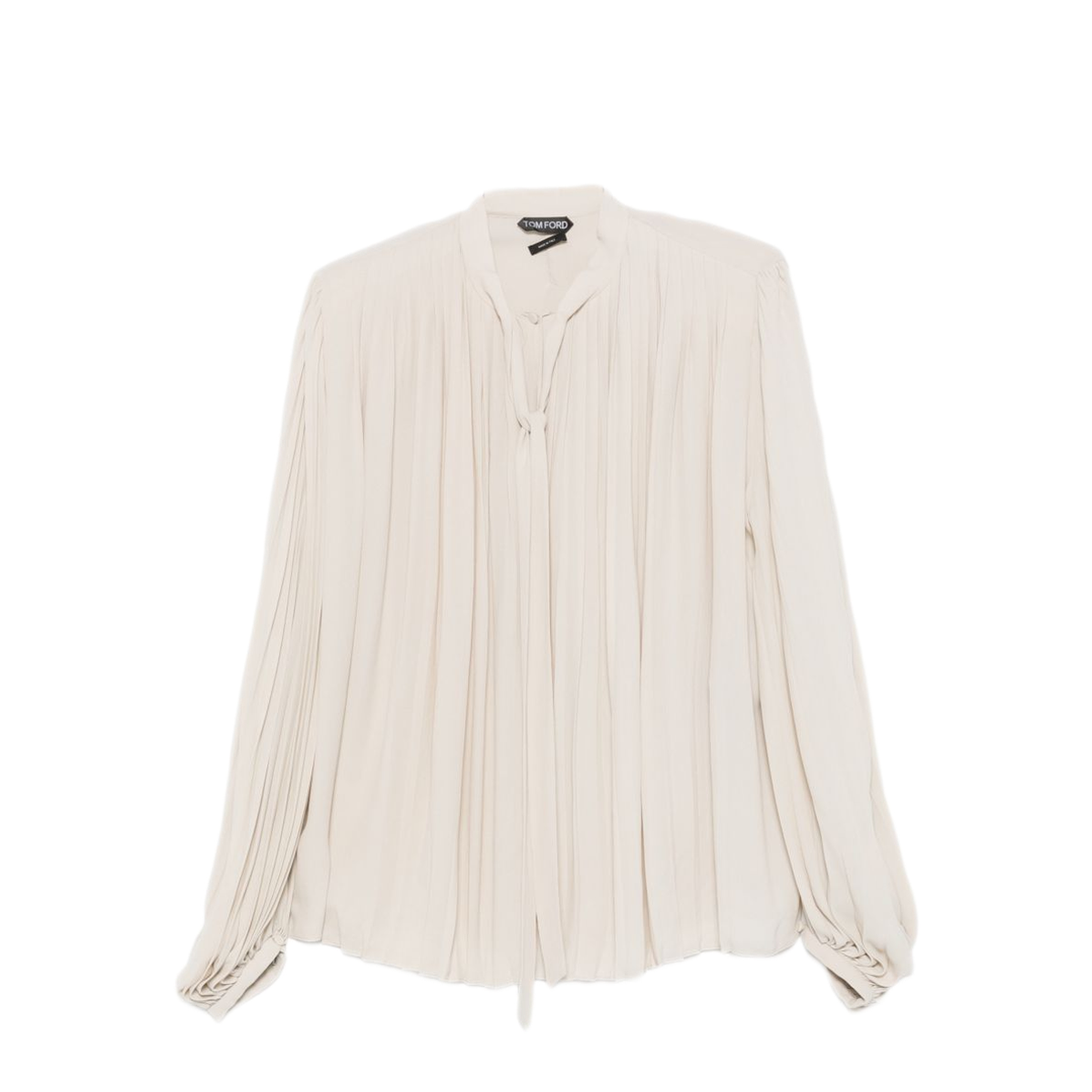 MAYFEYR - Tom Ford - Beige Pleated Collar Shirt - CA3368FAX1834TCA