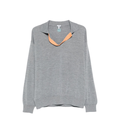 Hoodie in Wool Grey