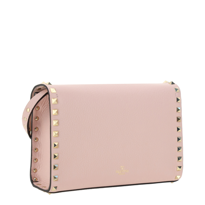 MAYFEYR - Valentino - Rockstud Mini Shoulder Bag In Garnet Calfskin - 9W2B0181VSF16Q