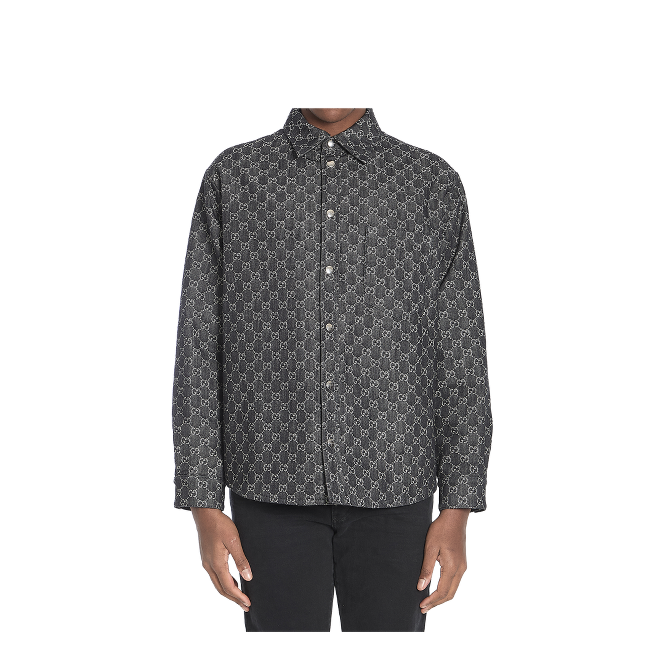 Embroidered Denim Shirt