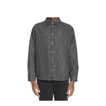 Embroidered Denim Shirt