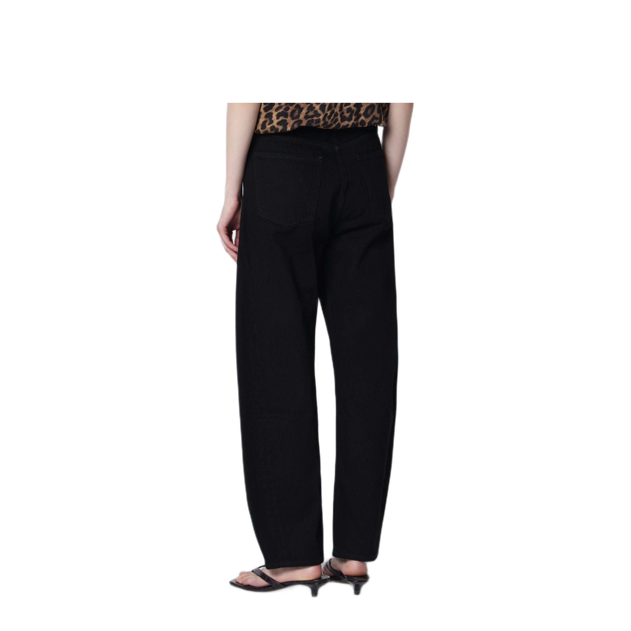 MAYFEYR - Agolde - Luna Jeans In Black Cover Denim - A92181817CVER
