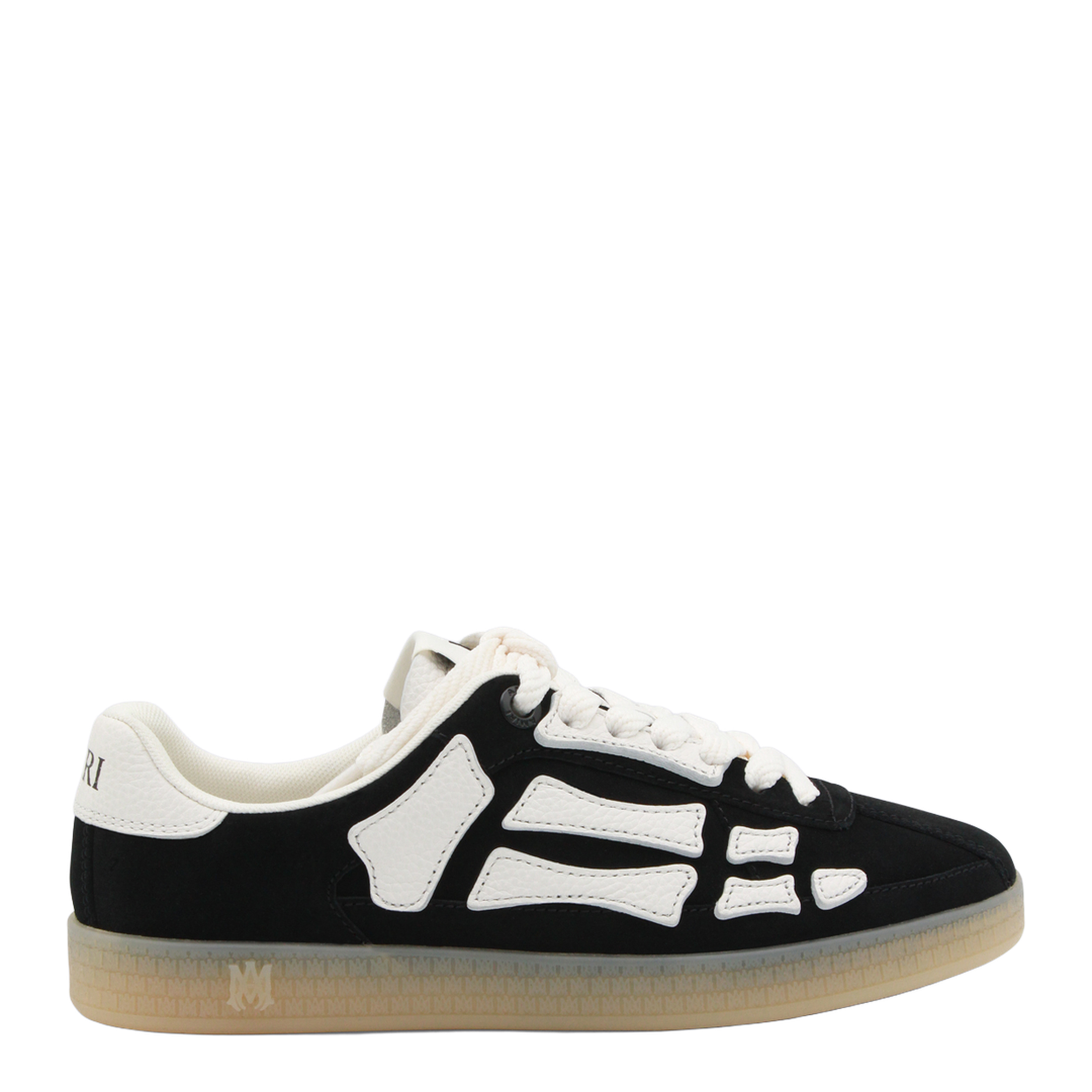 Pacific Bones Black Low Top Sneakers