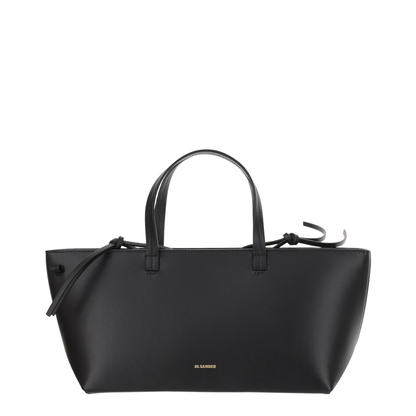 Bateau Black Leather Seal Bag