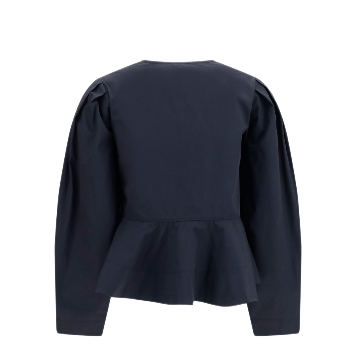 MAYFEYR - Ganni - Cotton Poplin Blouse With Bows - A1040486099