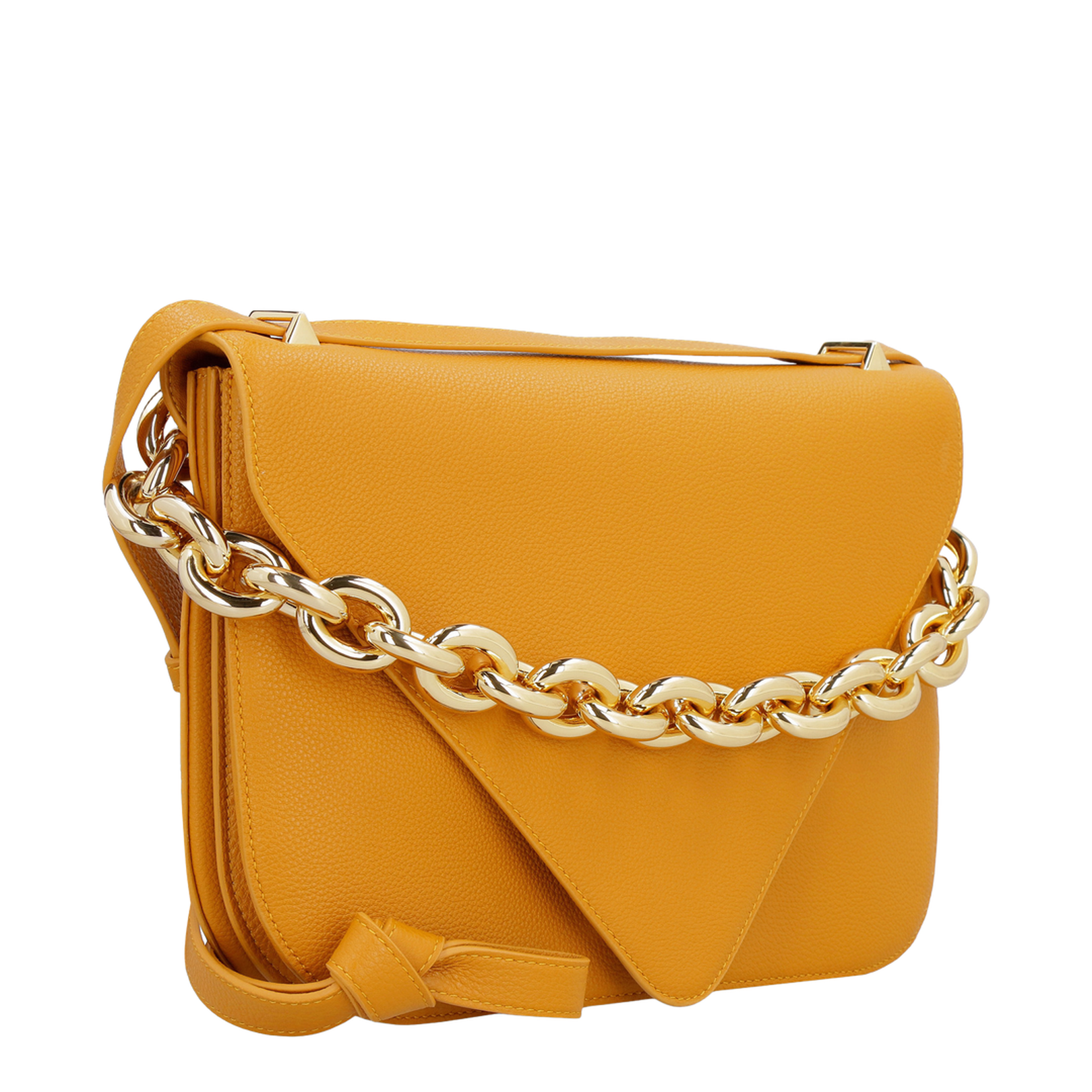 Mount Bottega Veneta Bag in Leather with Chain Detail