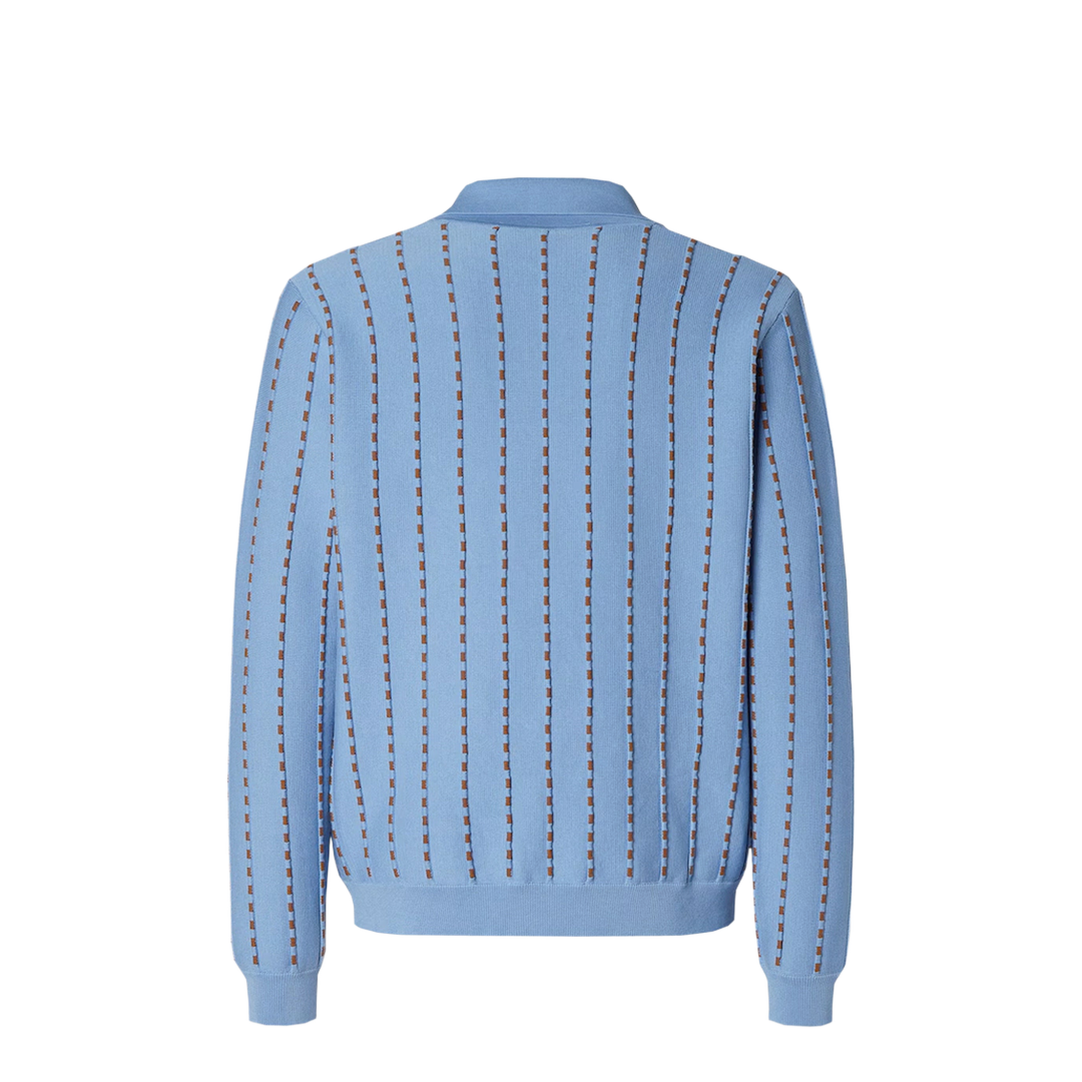 Light Blue Cotton Knit Jumper