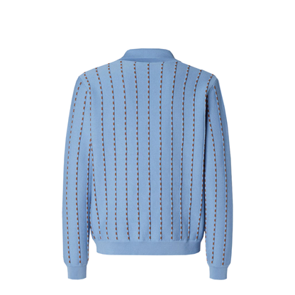 Light Blue Cotton Knit Jumper